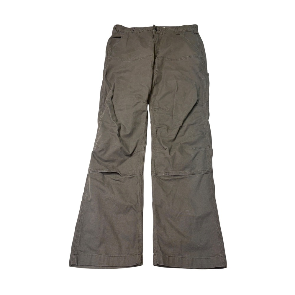 Relaxed Straight Rigby Double-Front Dungaree Mens 34x32 Green Olive 102802-217